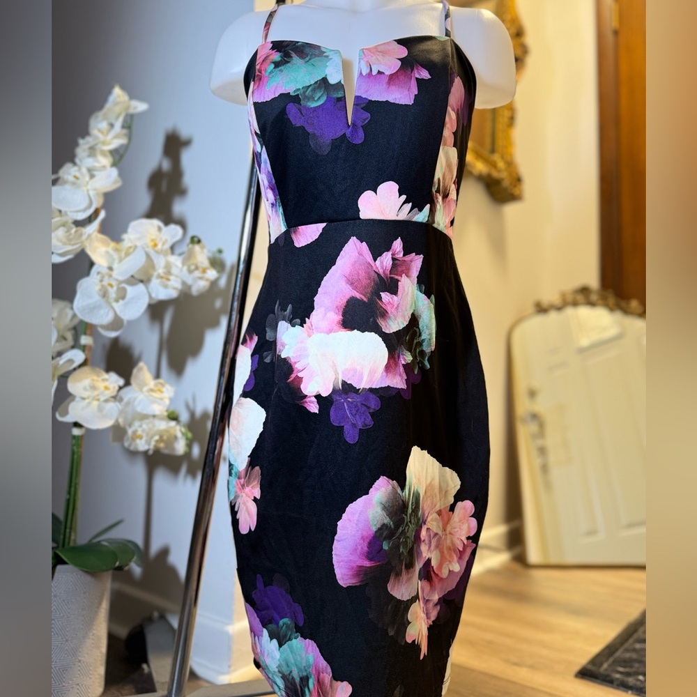 Floral Dress size XL 💜🖤